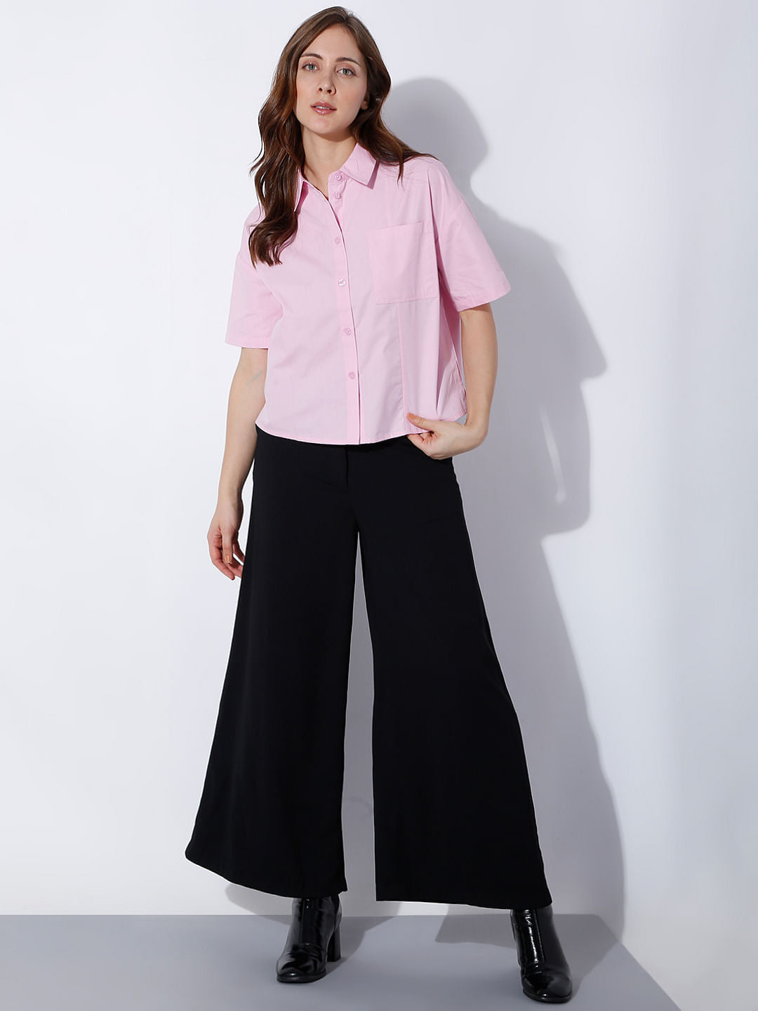 Lilac Boxy Fit Shirt