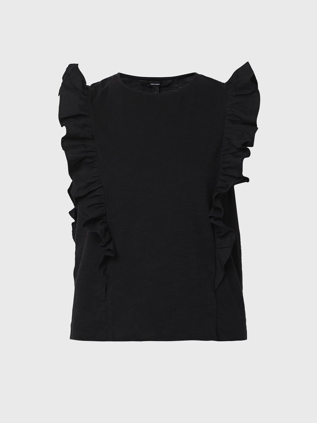 Black Frill Top