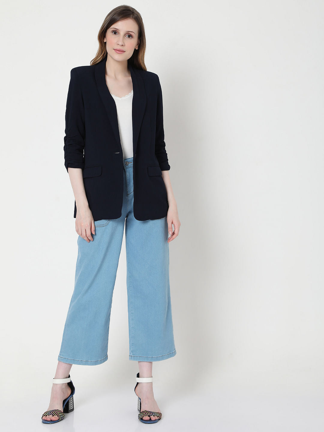 Black Shawl Collar Co-Ord Set Blazer