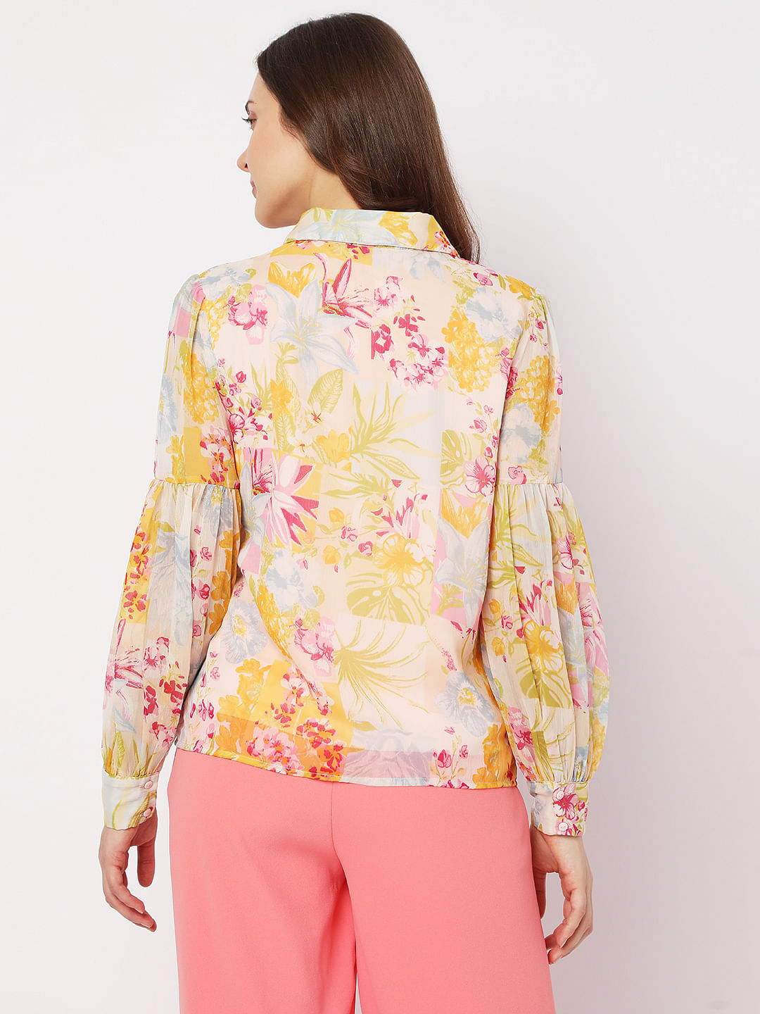 Yellow Floral Shirt