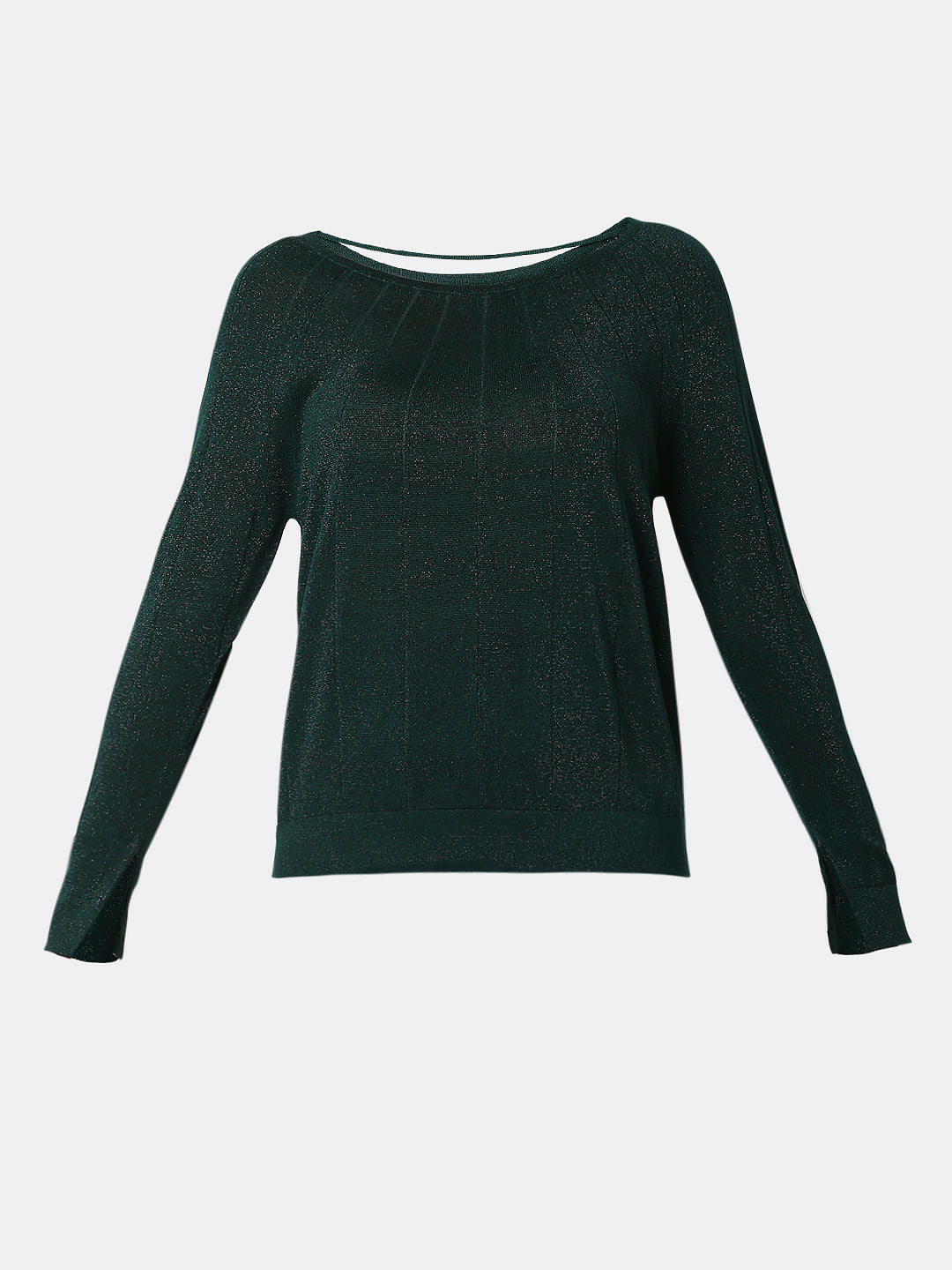 Dark Green Knit Top