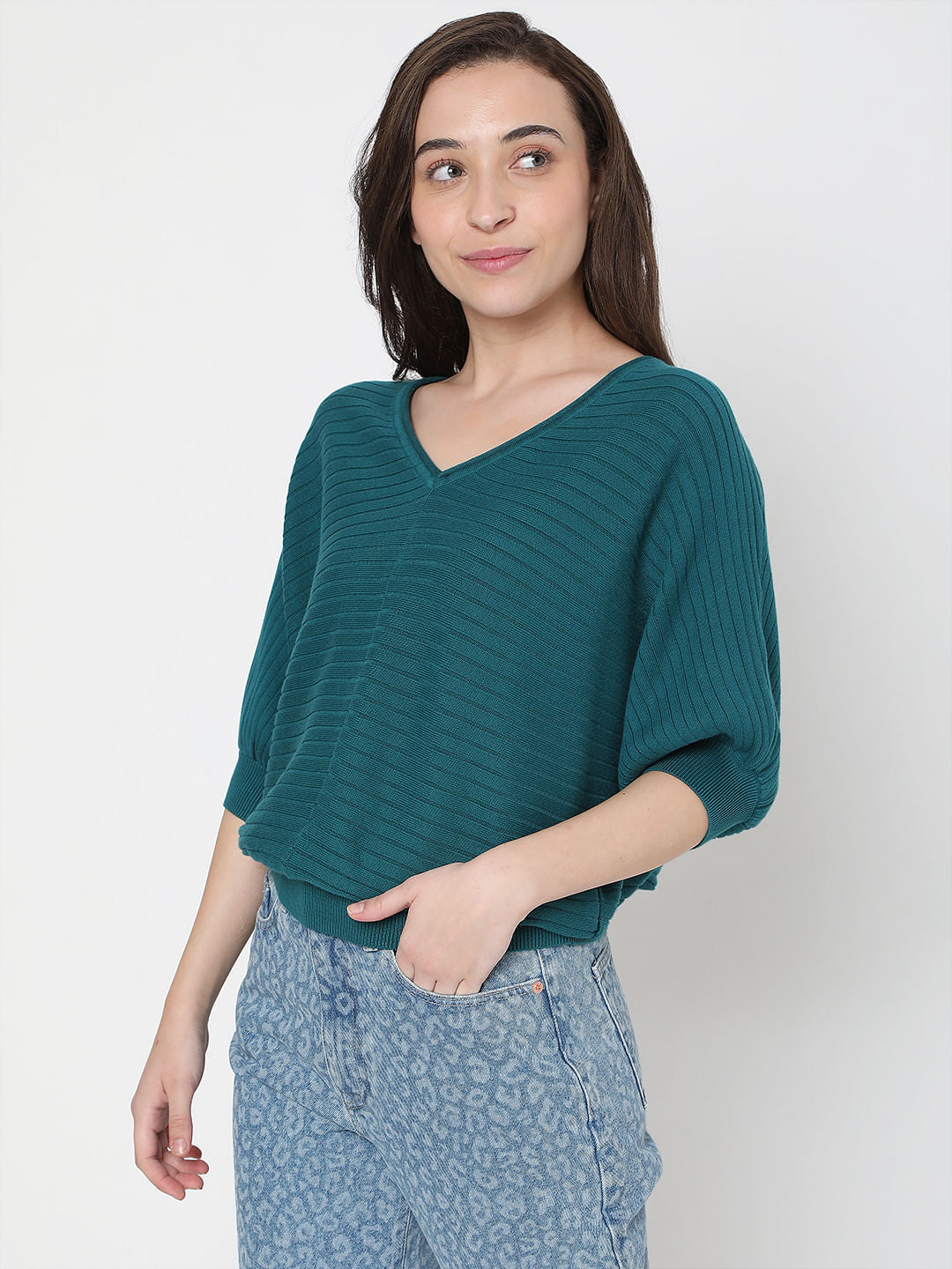 Green Knitted Top