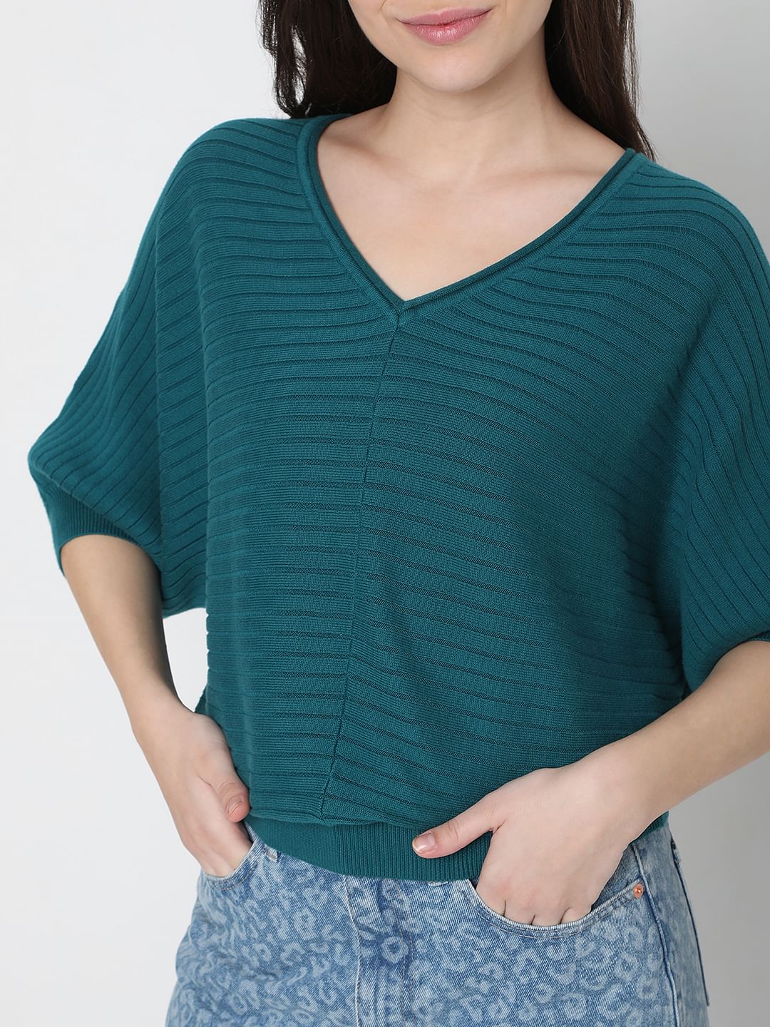 Green Knitted Top