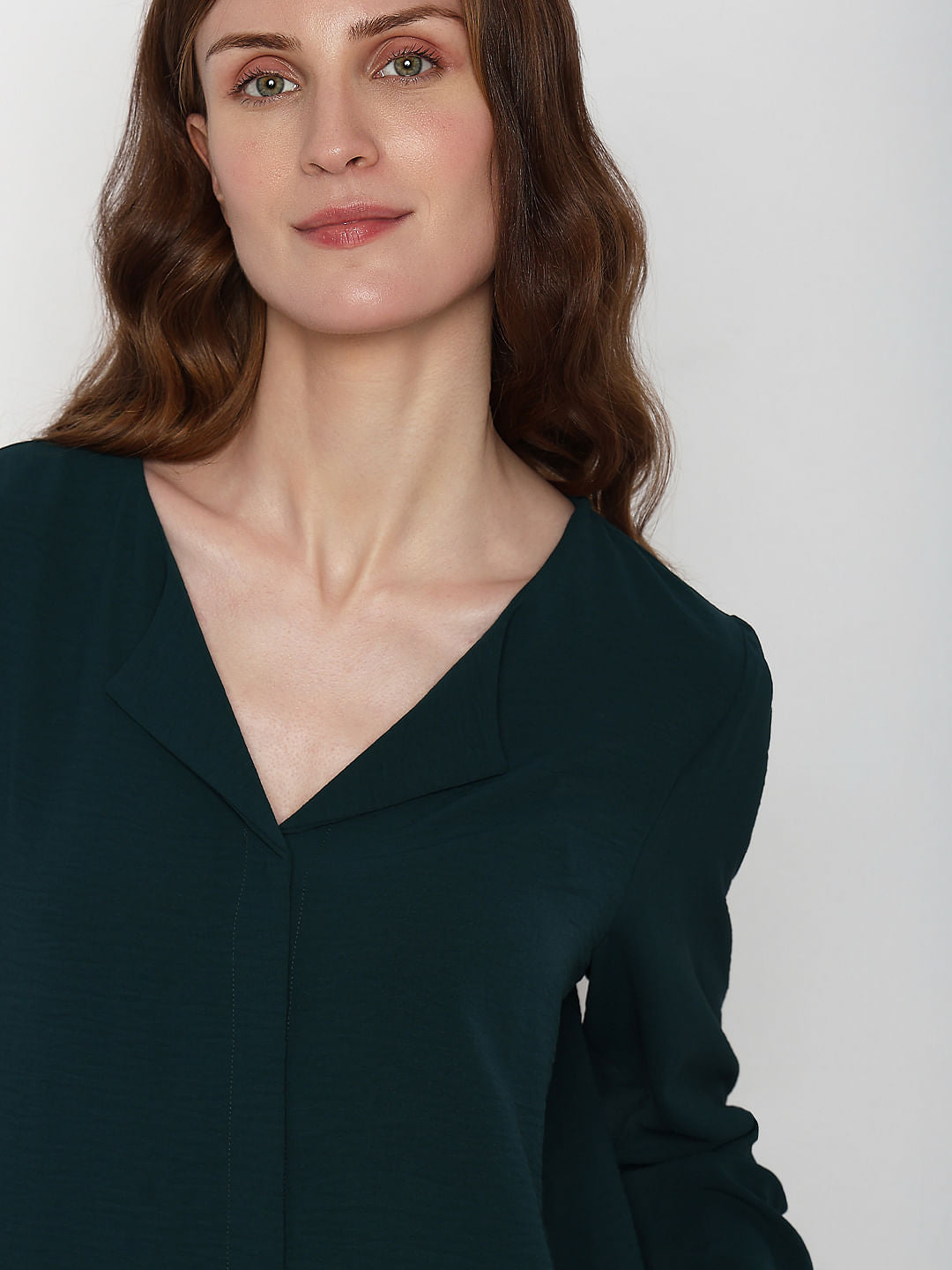 Dark Green Solid Shirt