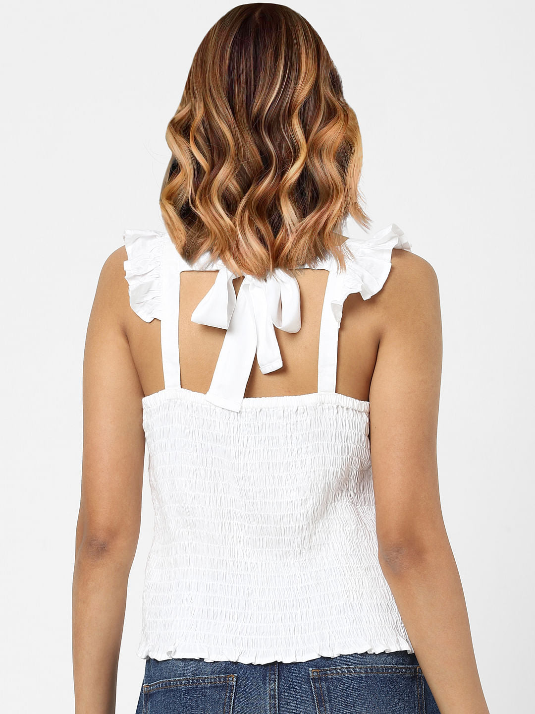 White Smock Top