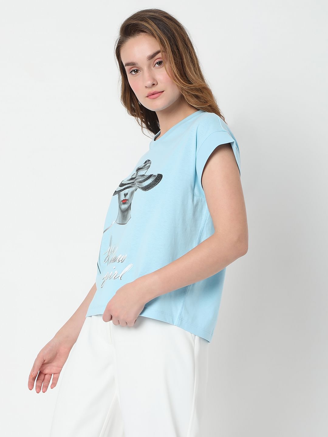 Blue Graphic T-Shirt