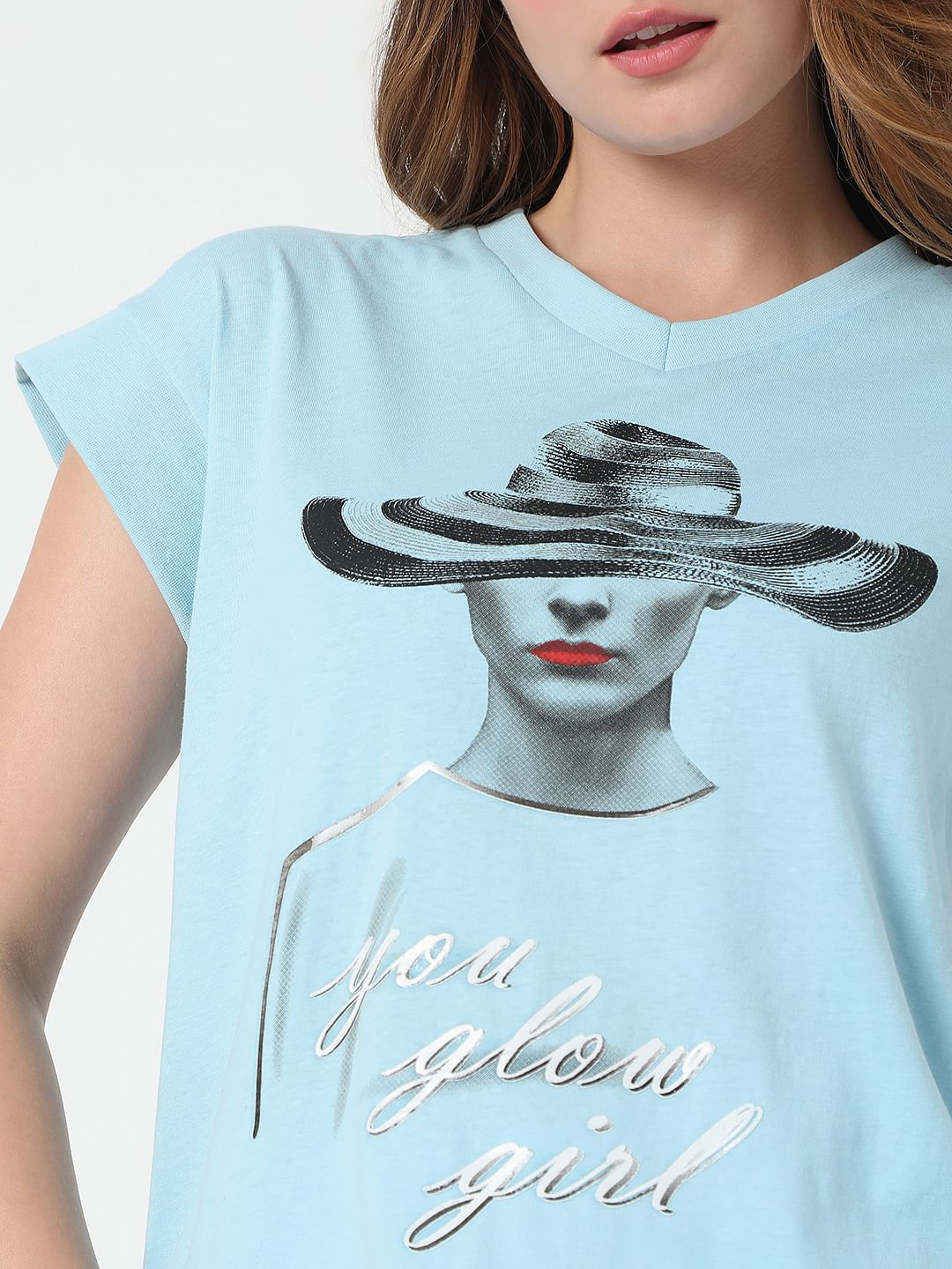 Blue Graphic T-Shirt