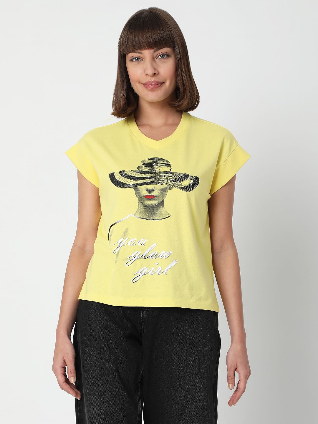 Yellow Graphic T-Shirt