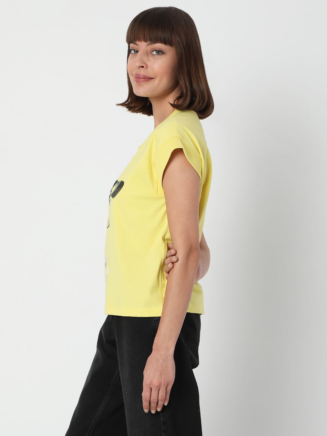Yellow Graphic T-Shirt