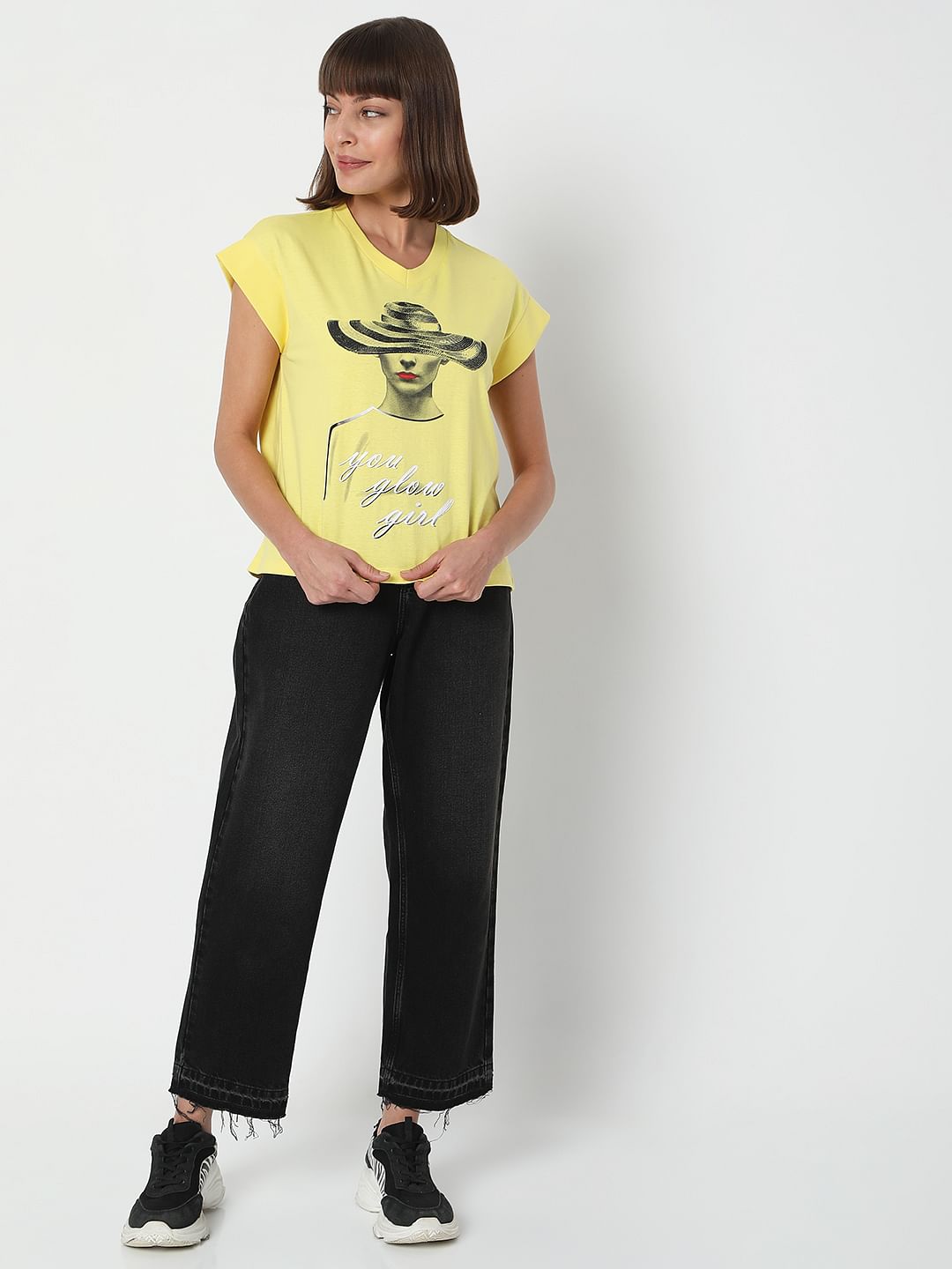 Yellow Graphic T-Shirt