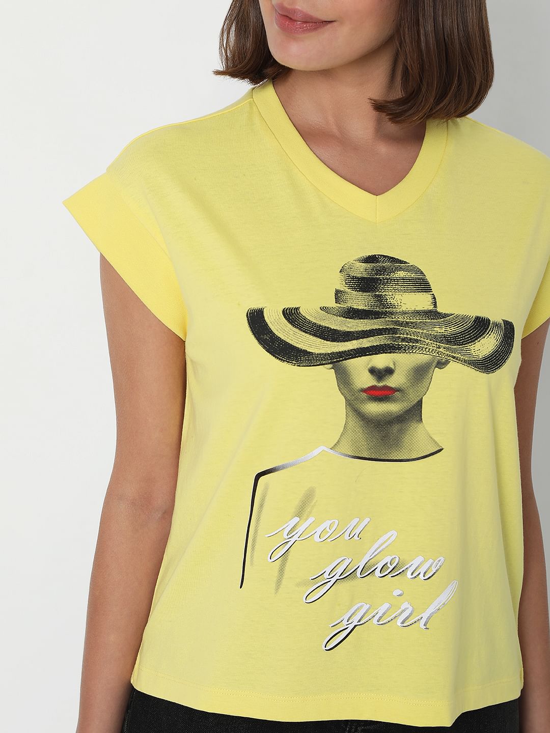 Yellow Graphic T-Shirt