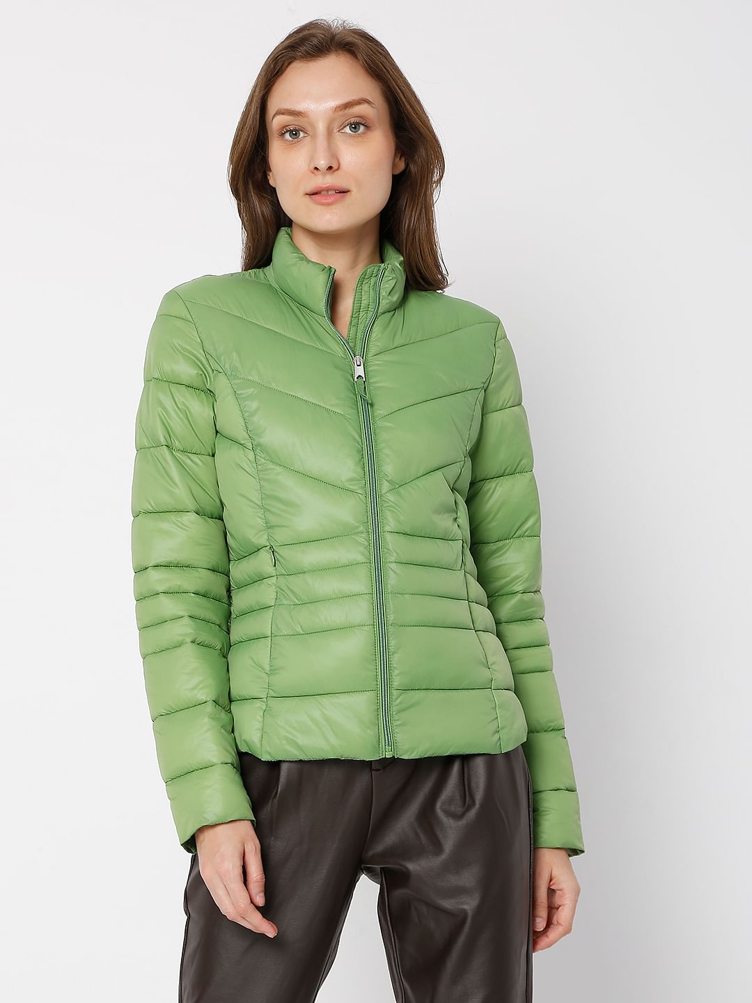 Green Puffer Jacket