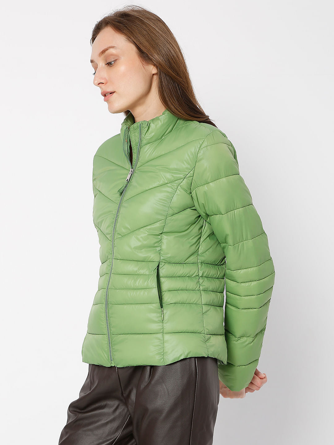 Green Puffer Jacket