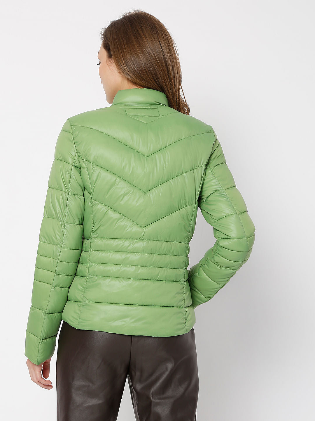 Green Puffer Jacket