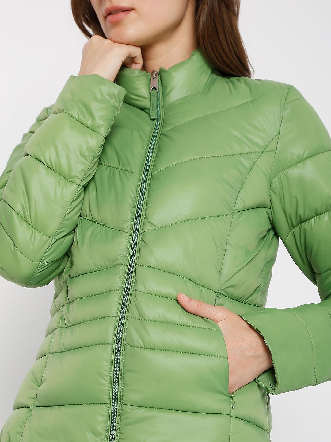 Green Puffer Jacket