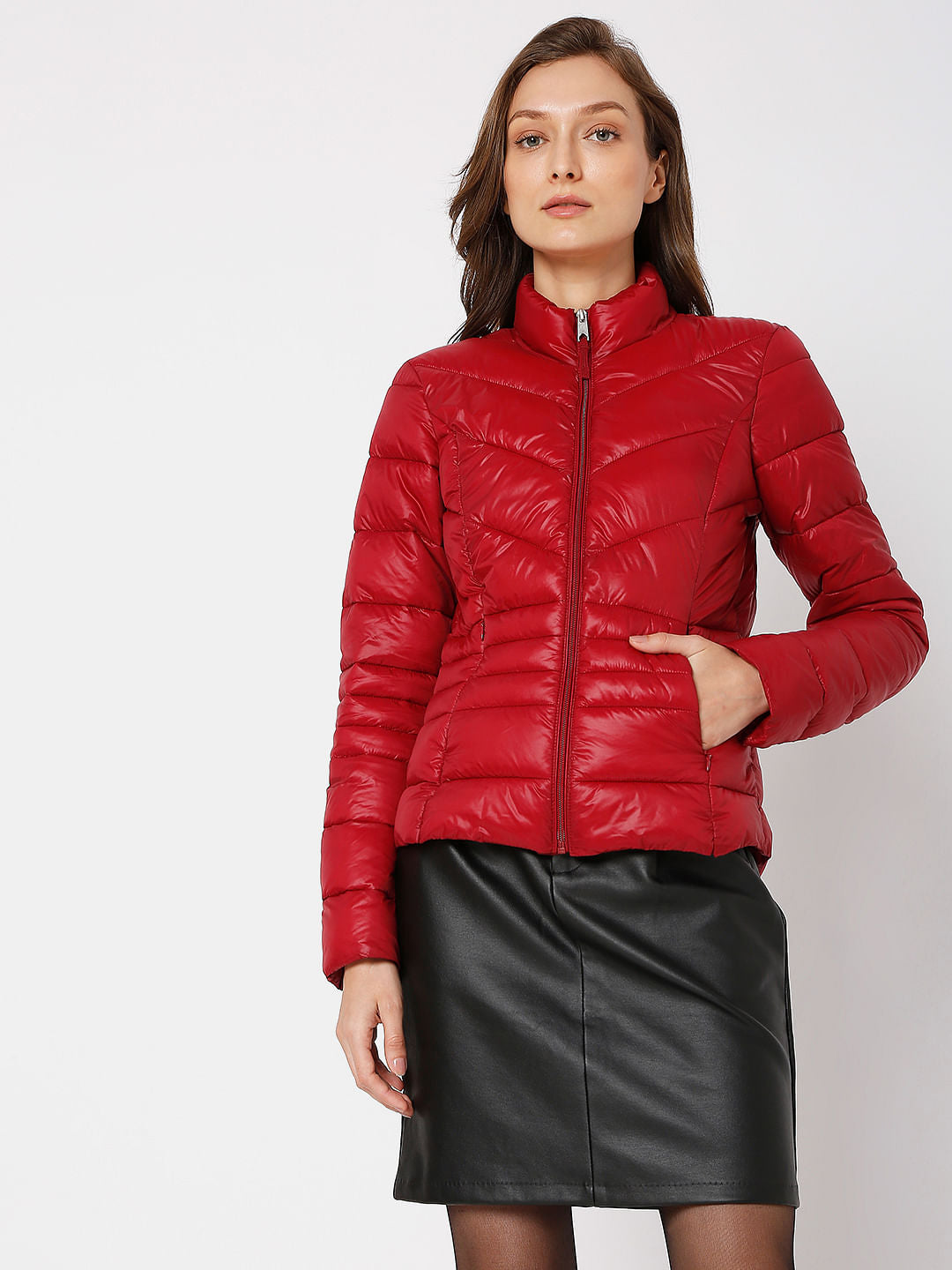 Red Puffer Jacket