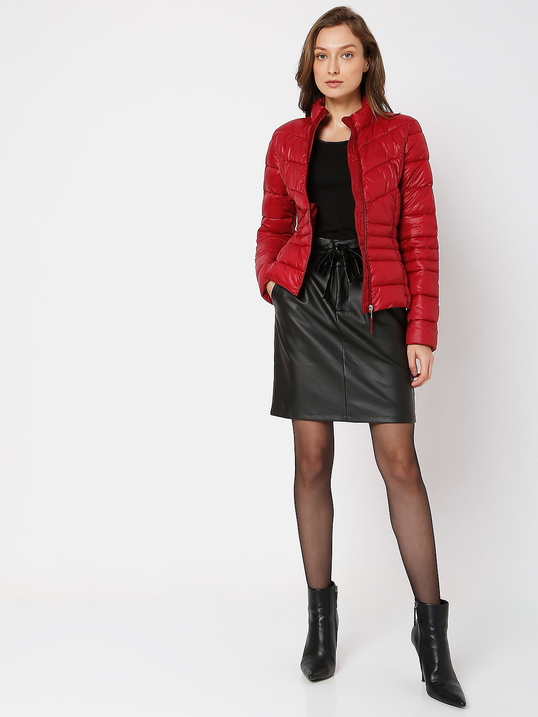 Red Puffer Jacket