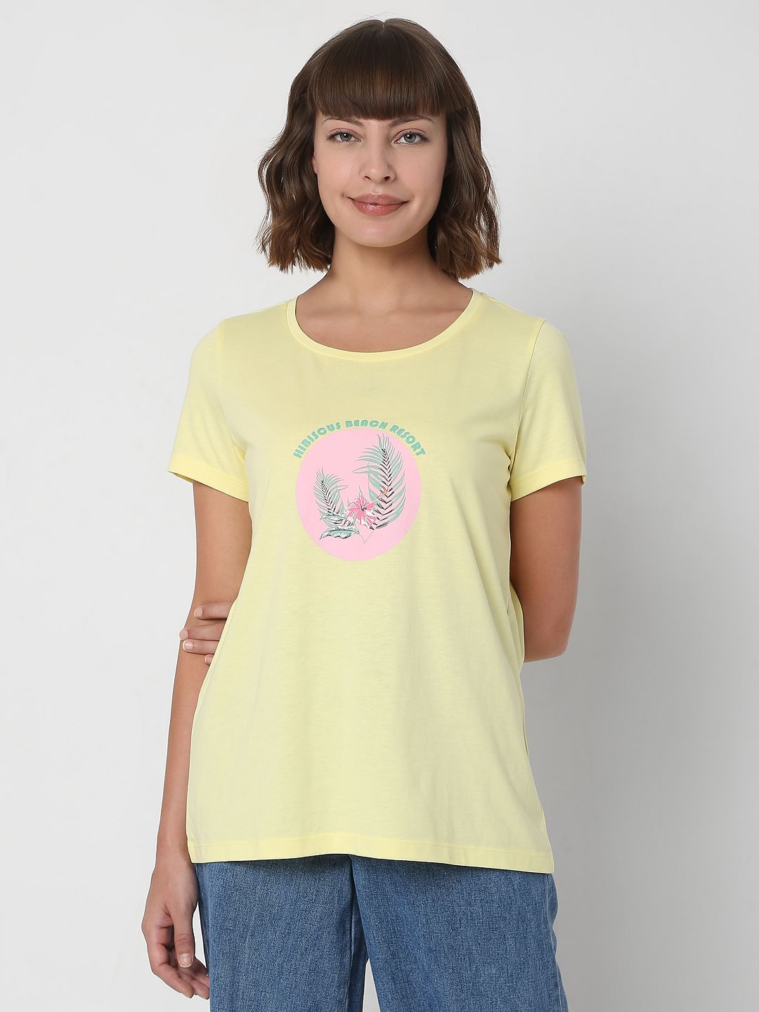 Yellow Graphic T-Shirt