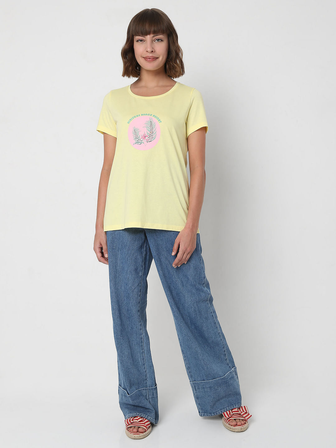 Yellow Graphic T-Shirt