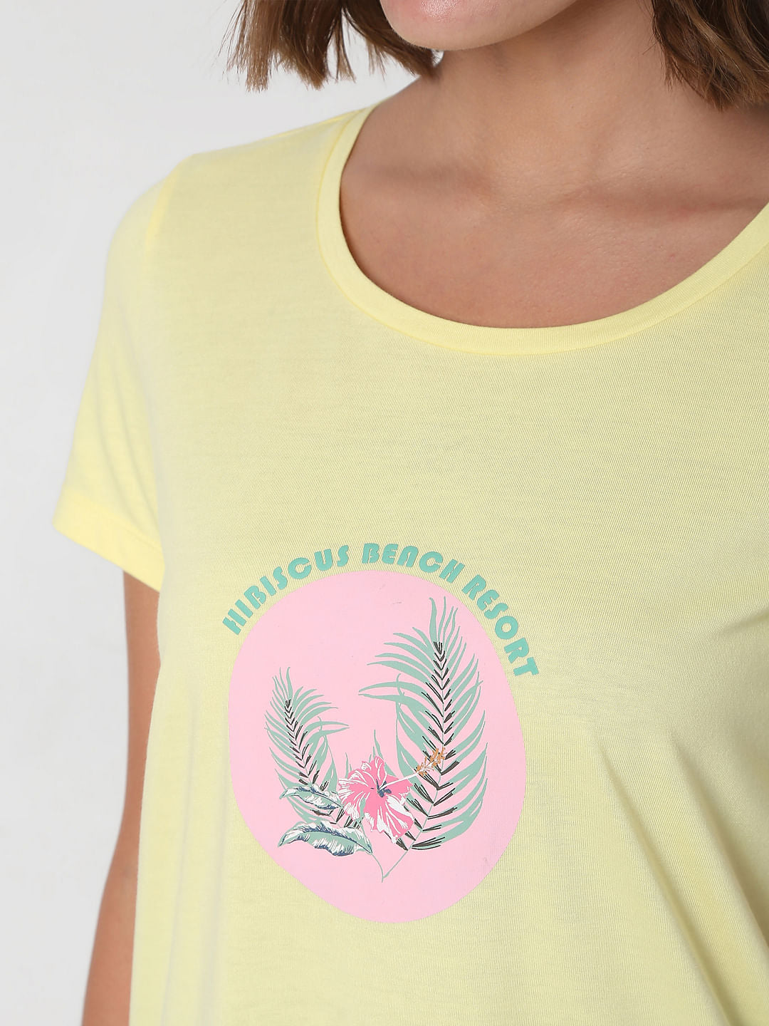 Yellow Graphic T-Shirt