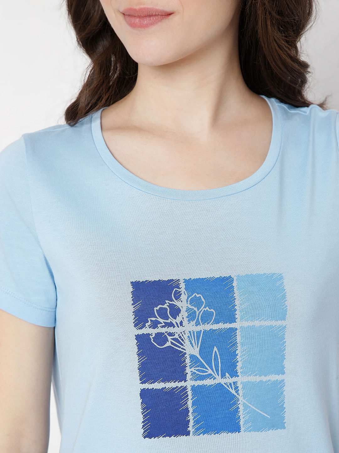 Blue Graphic T-Shirt