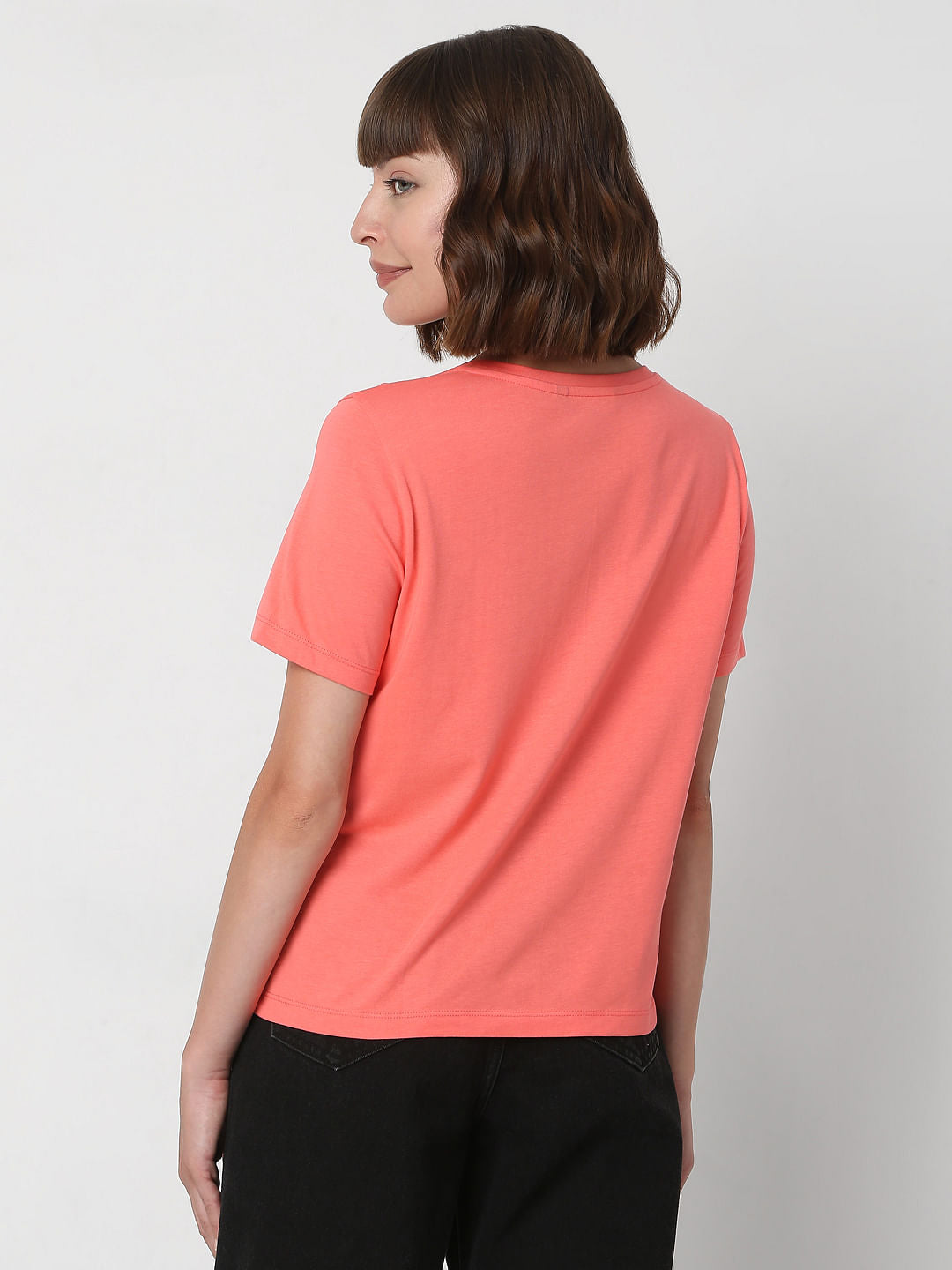 Pink Graphic Print T-Shirt