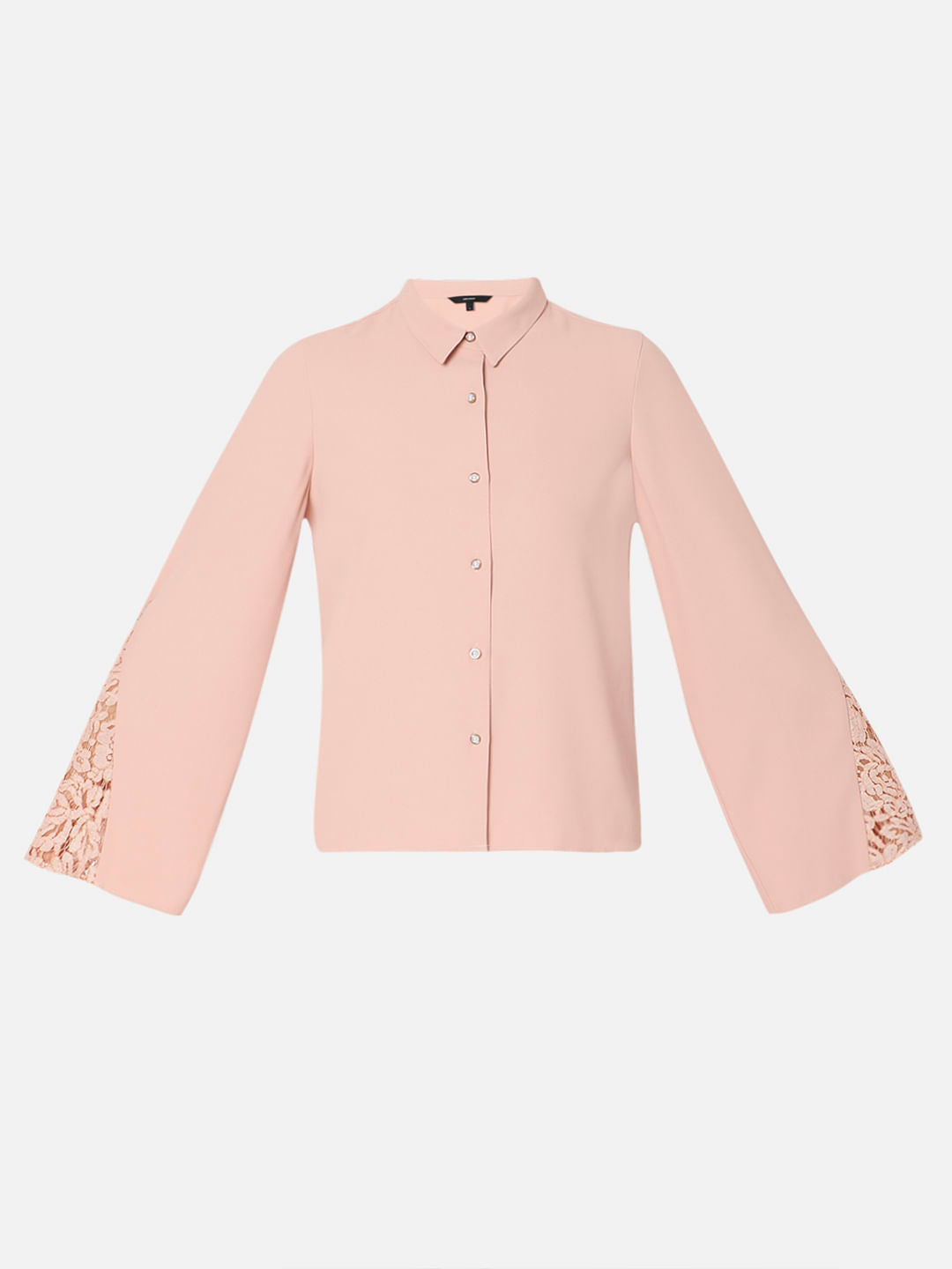 Pink Tailored Co-Ord Set Shirt