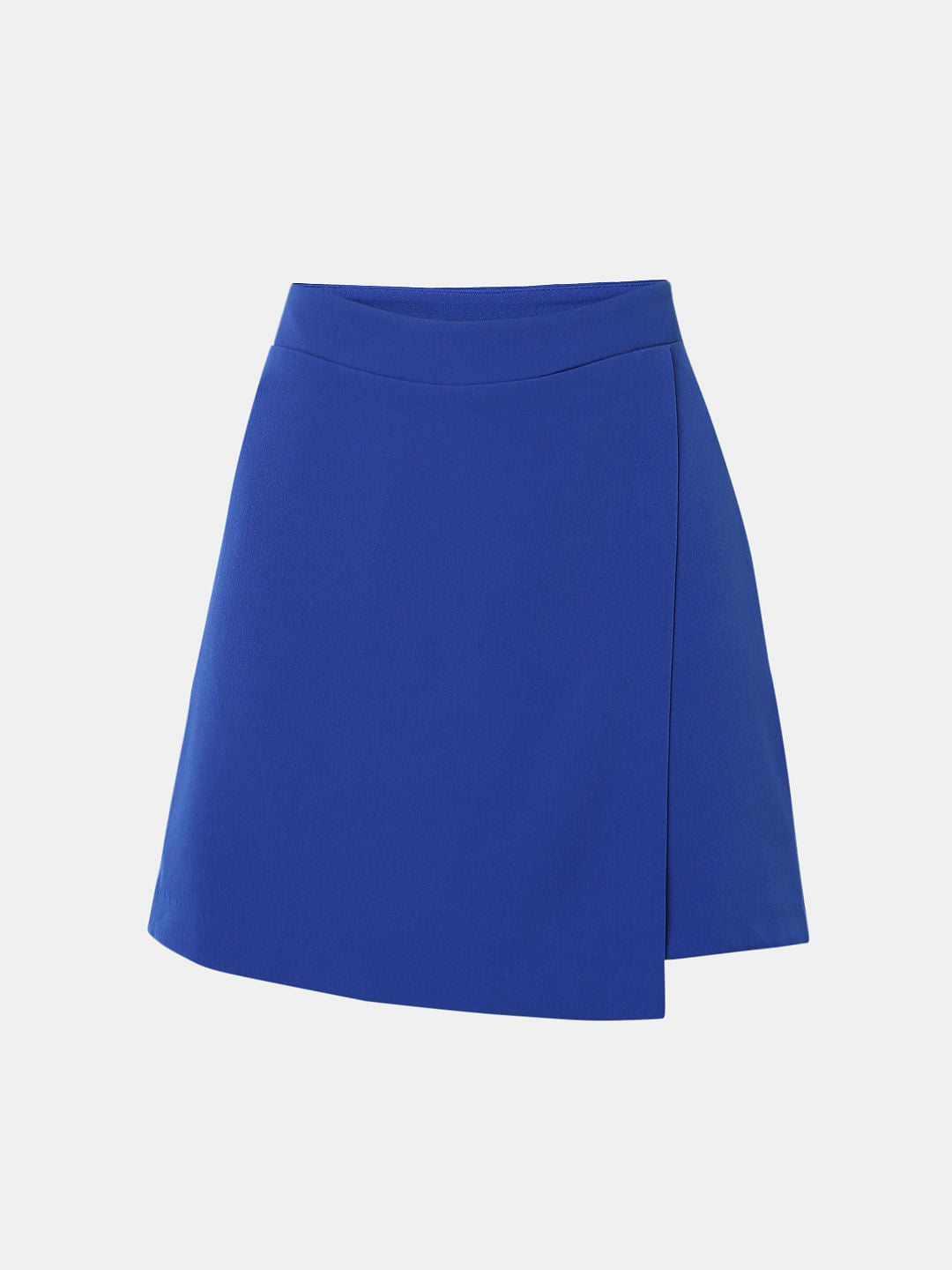 Blue High Rise Skorts