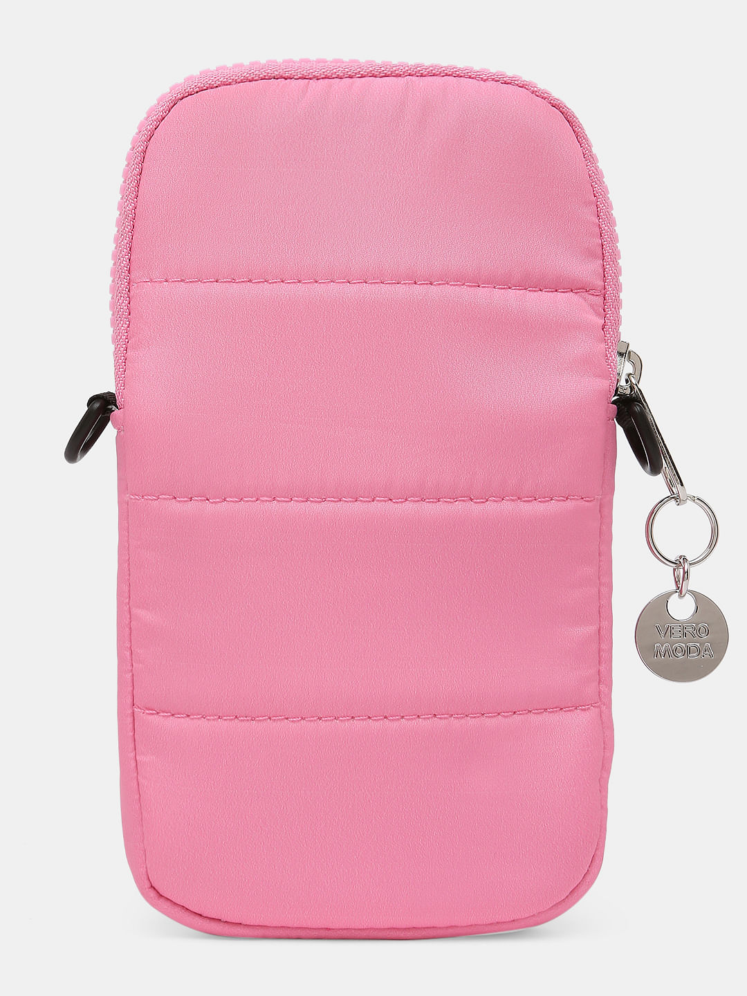 Pink Structured Sling Bag