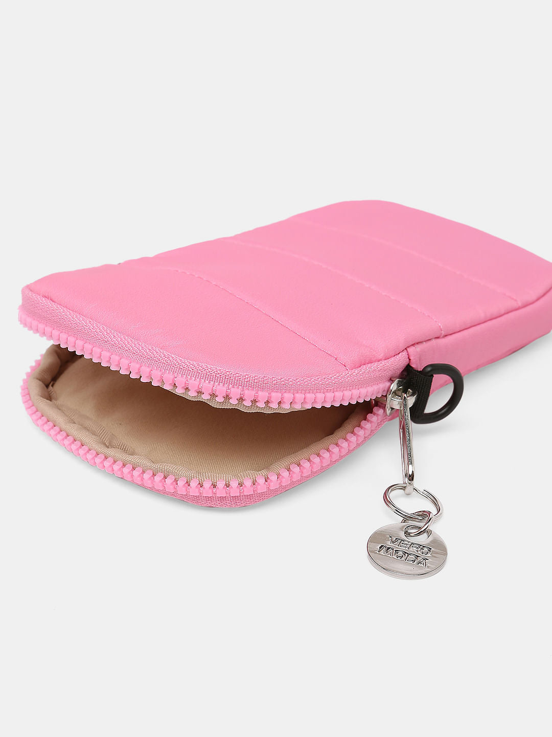 Pink Structured Sling Bag