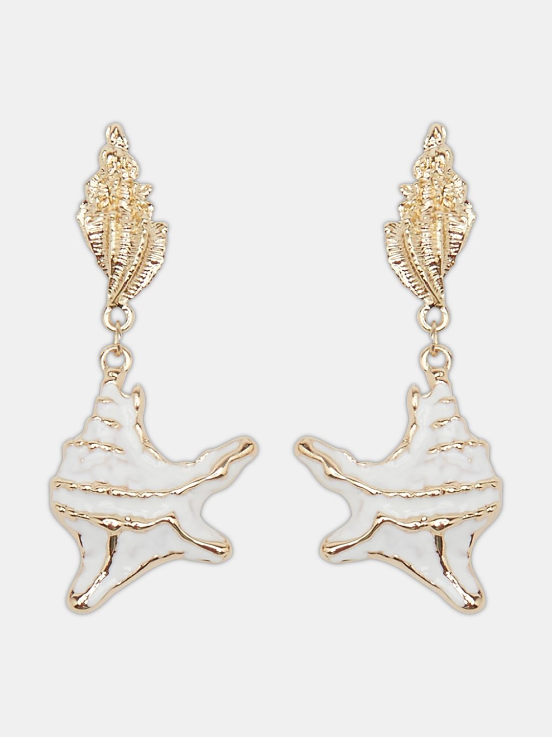 Golden Shell Earrings