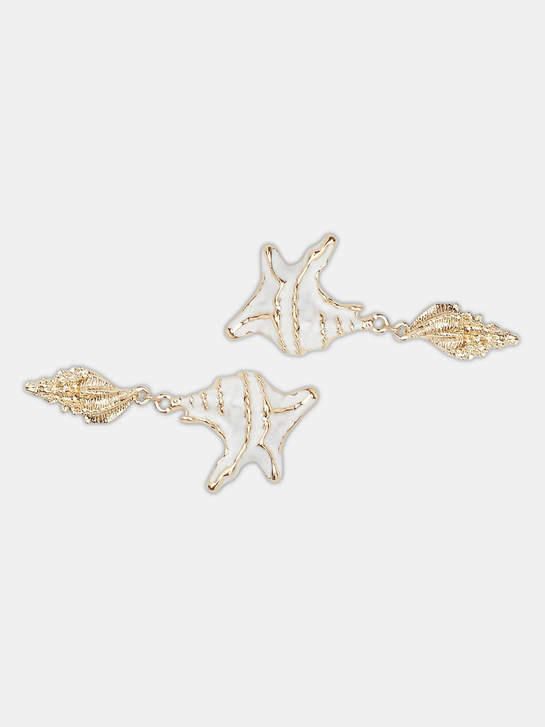 Golden Shell Earrings