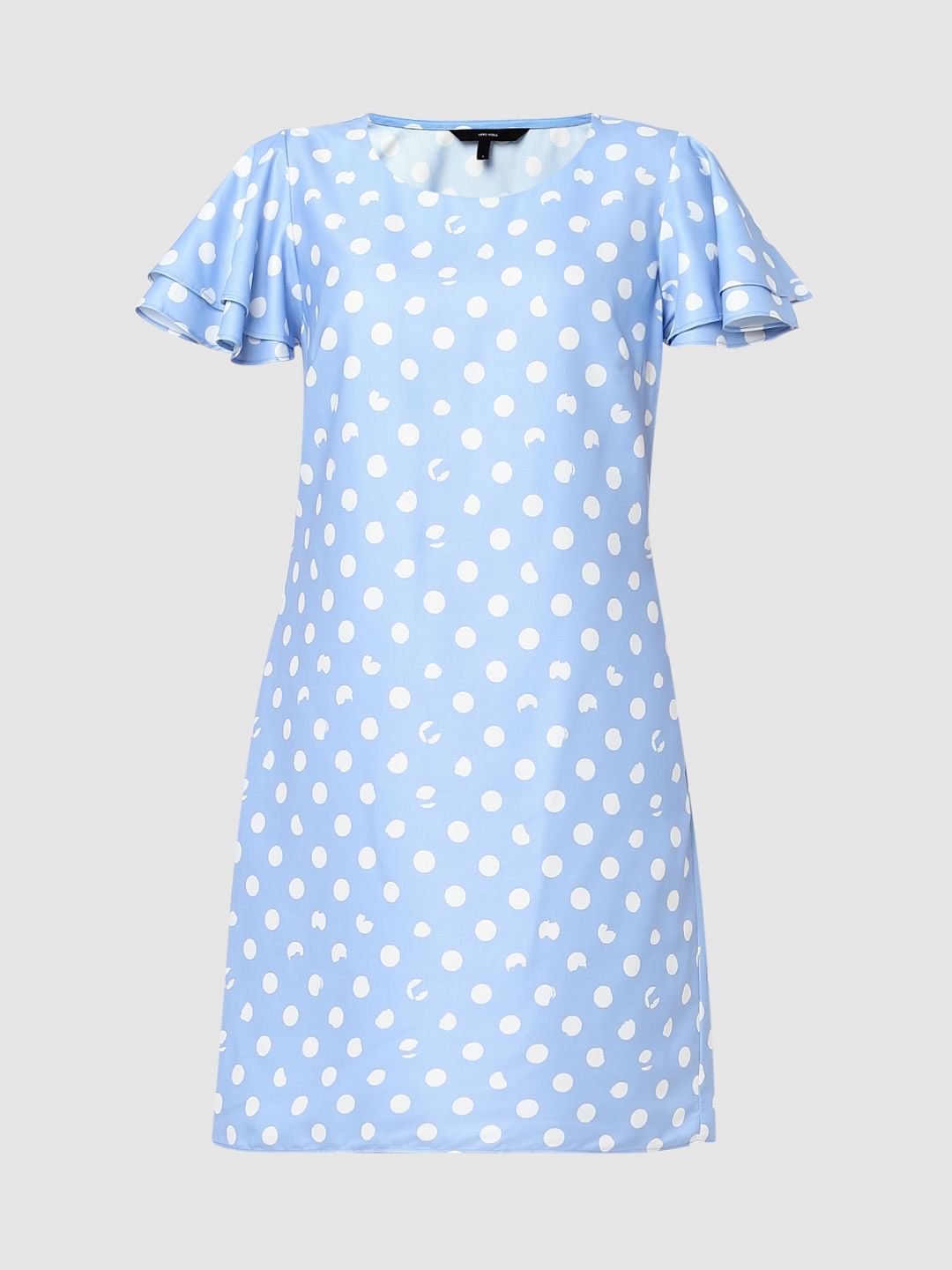 Blue Polka Dot Dress