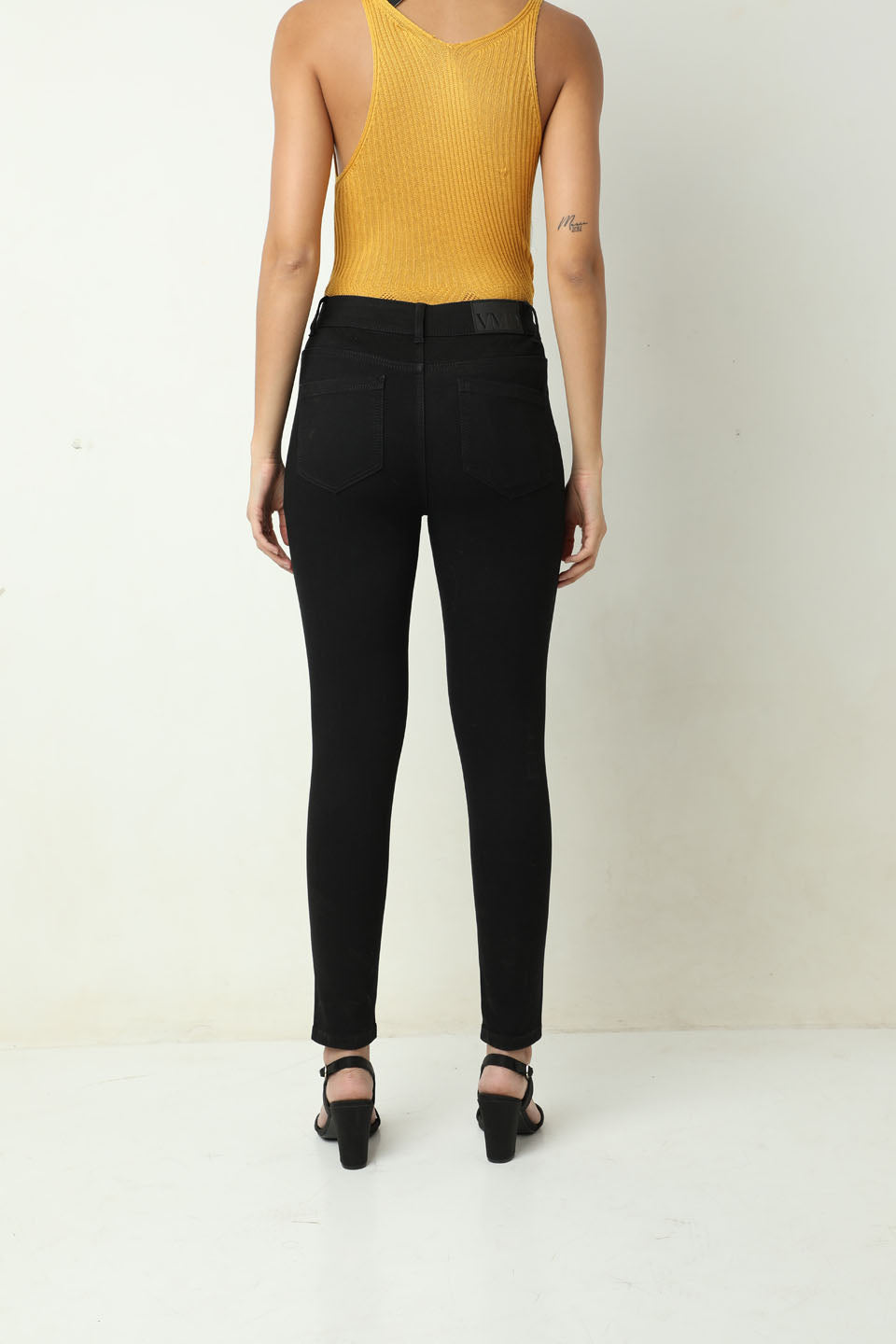 Double Button Slim Fit Jeans