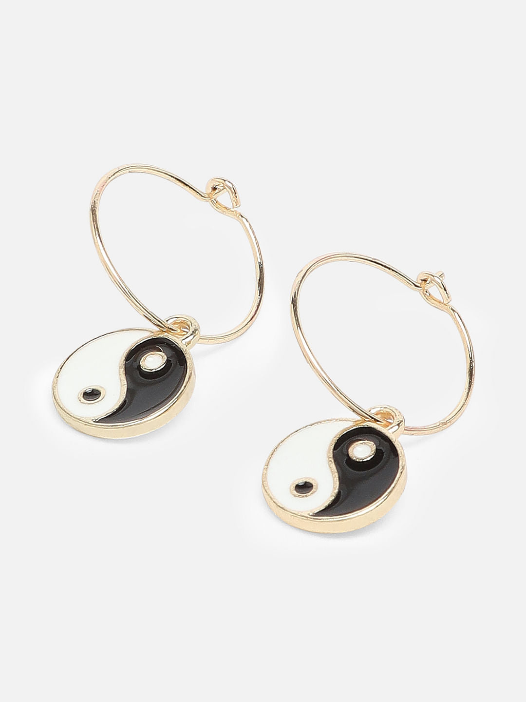 Golden Hoop Earrings