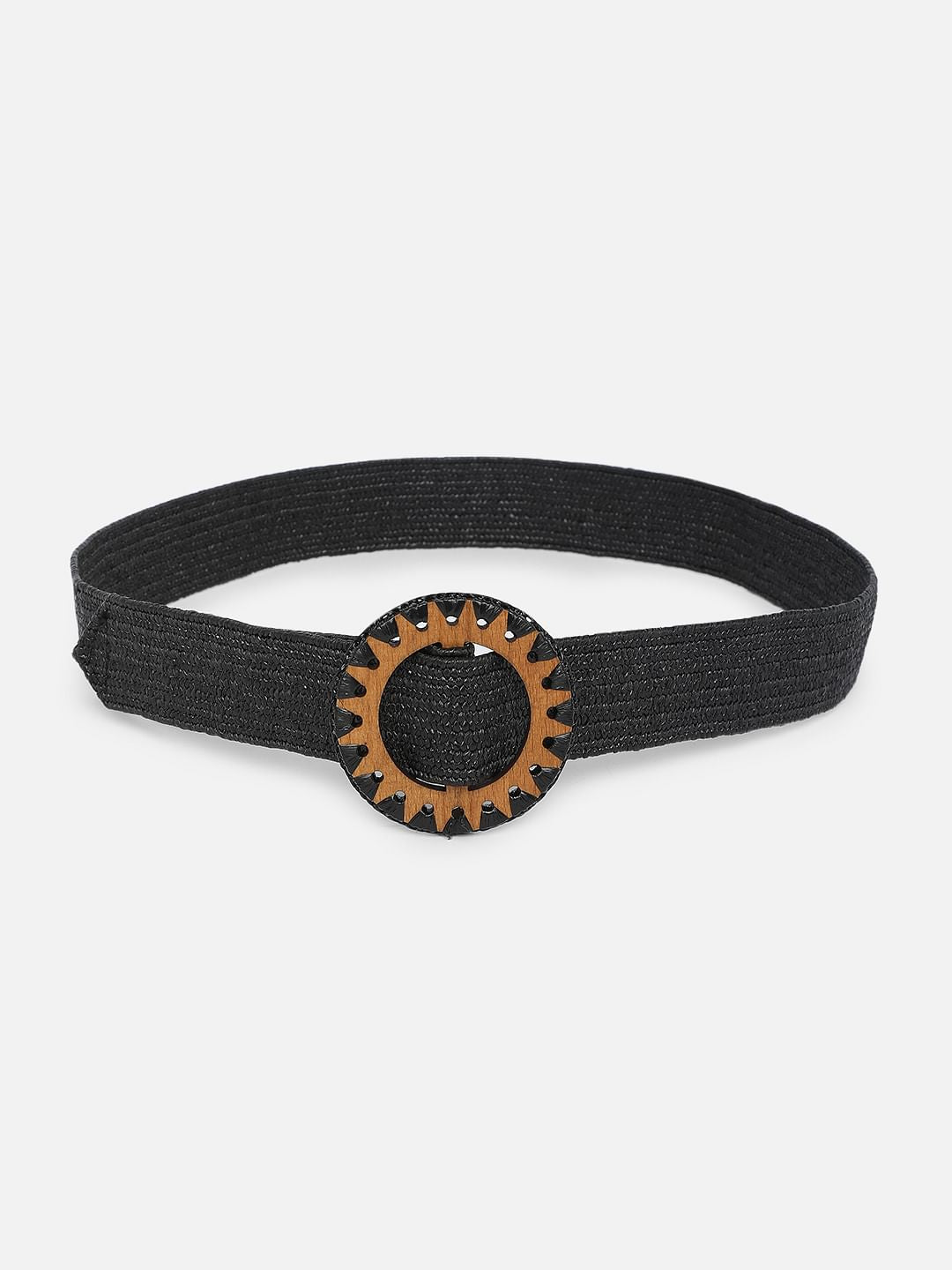 Black Jute Waist Belt