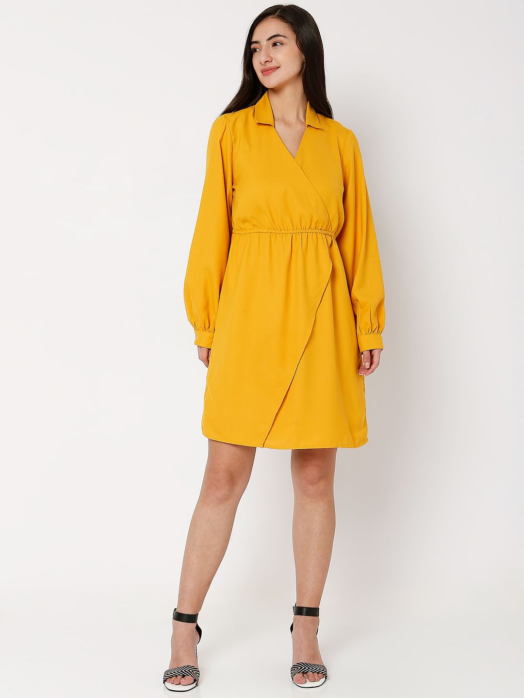 Yellow Shirt Dress