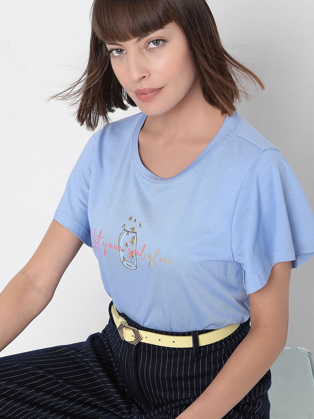 Blue Graphic T-Shirt