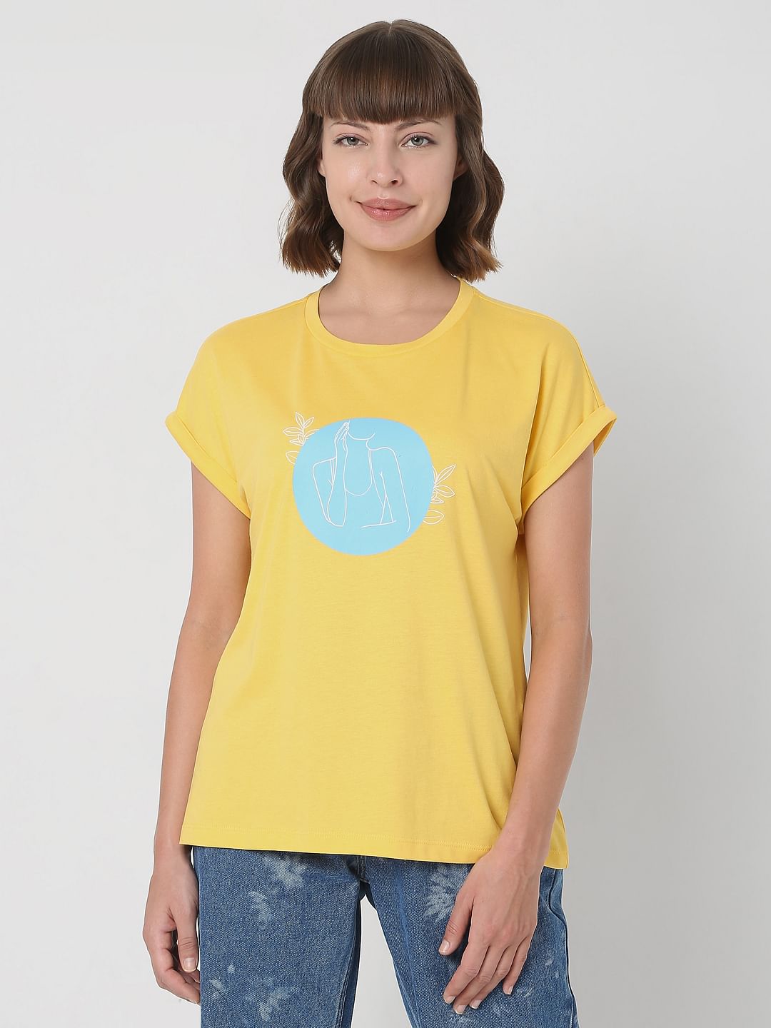 Yellow Graphic T-Shirt