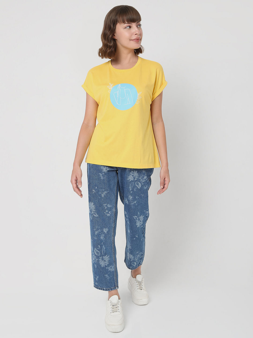 Yellow Graphic T-Shirt