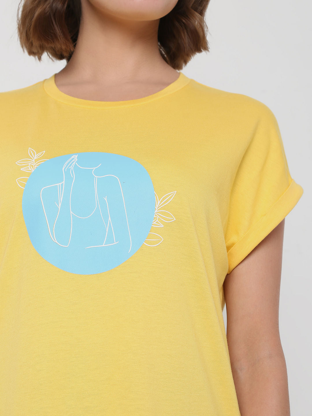 Yellow Graphic T-Shirt
