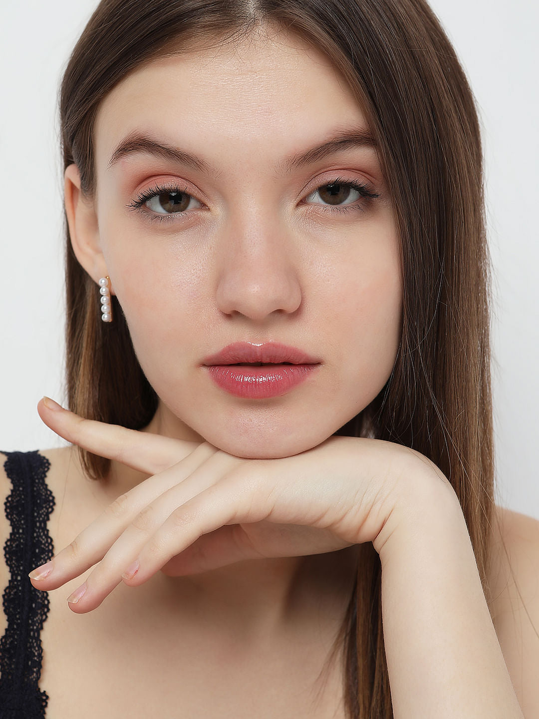 Gold Pack Of 3 Earrings