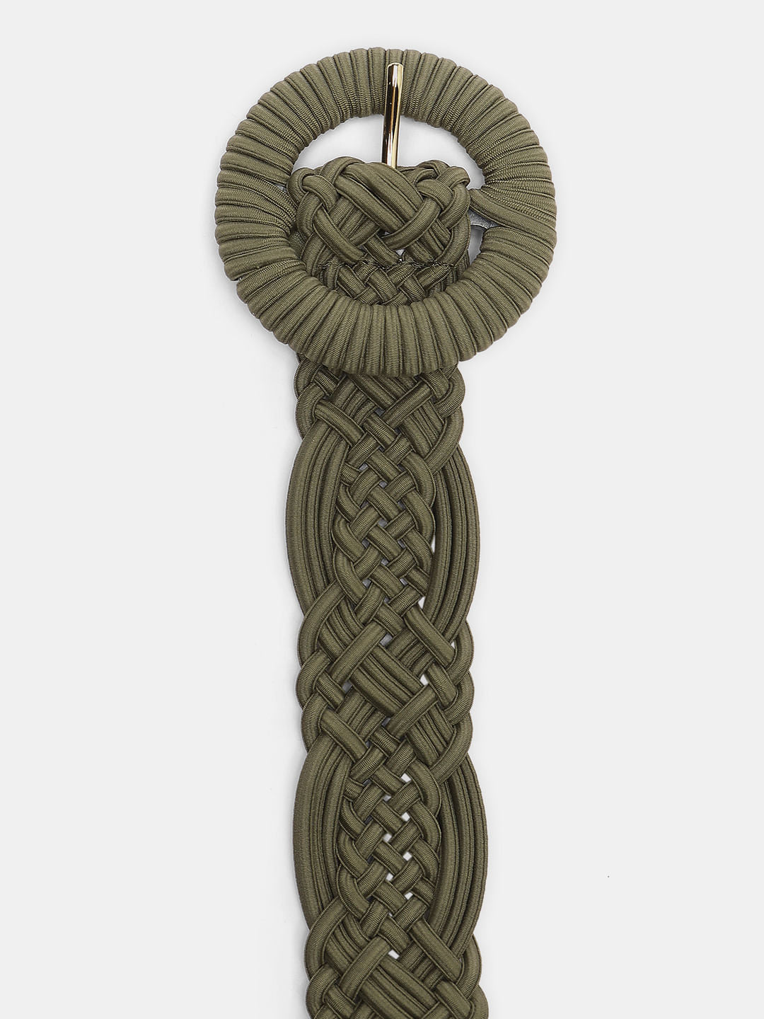 Green Jute Crochet Belt