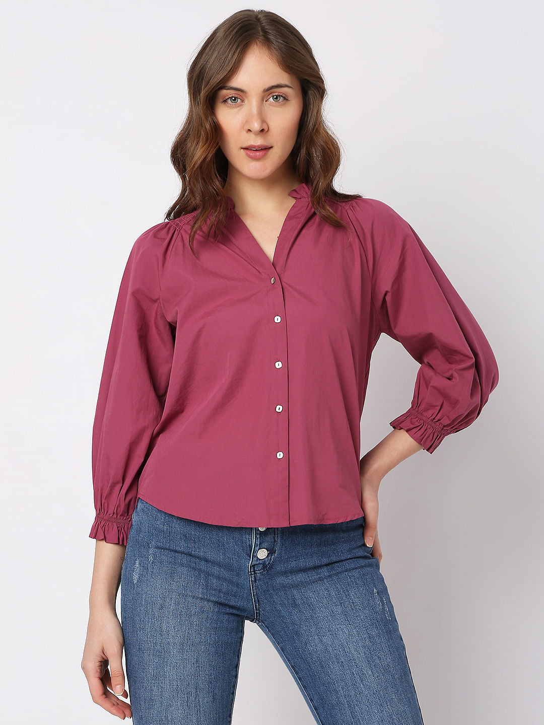 Dark Pink Top