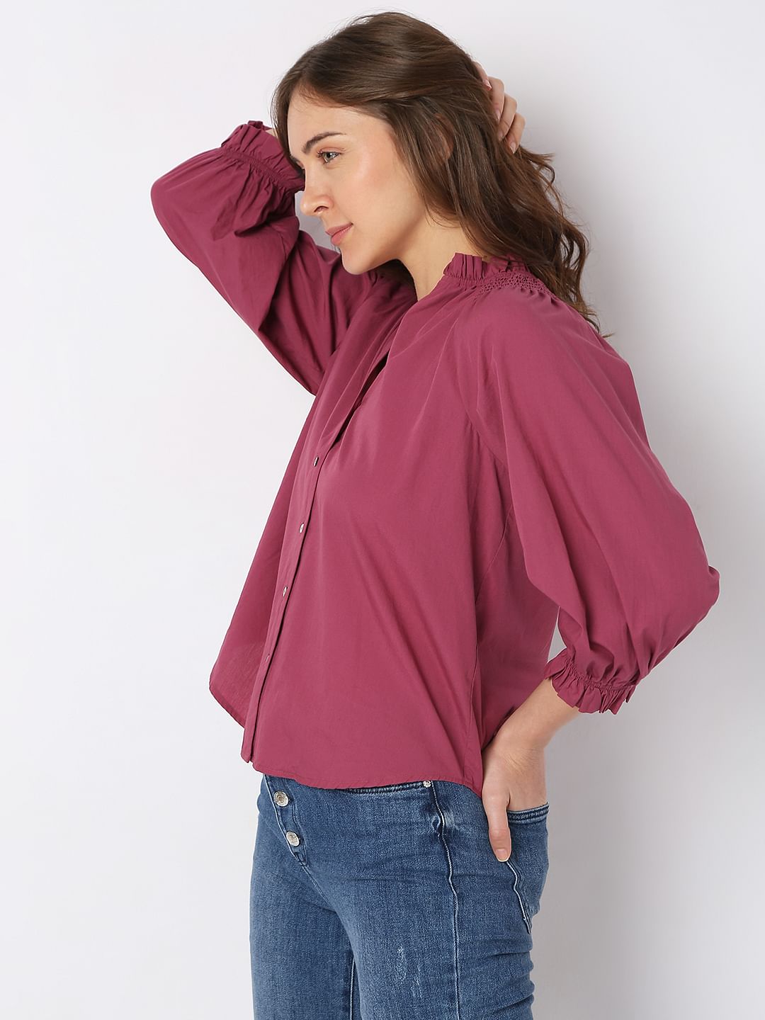 Dark Pink Top
