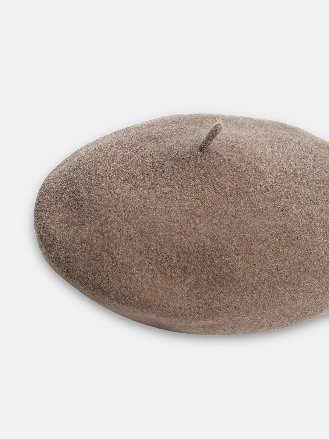 Brown Wool Beret