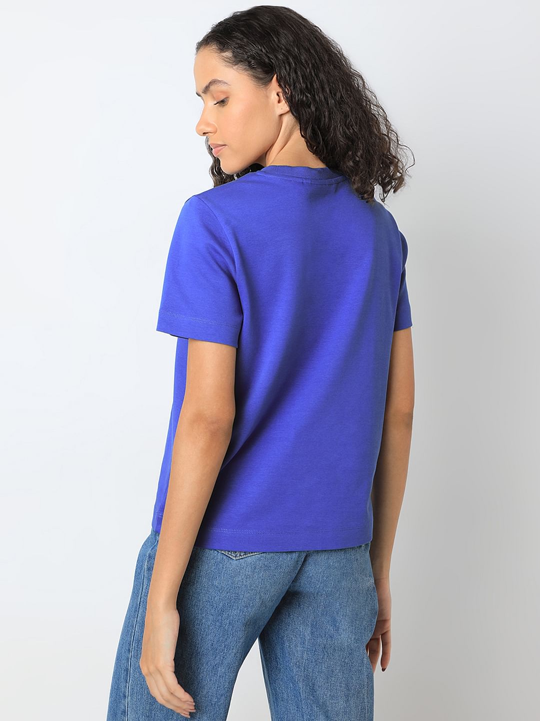 Blue Organic Cotton T-Shirt
