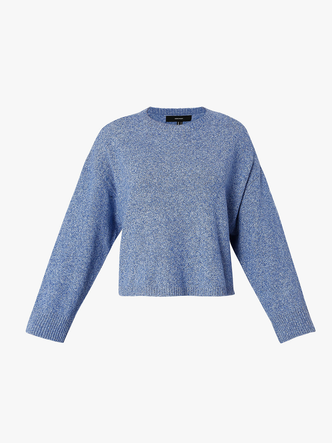Blue Boxy Fit Knit Top