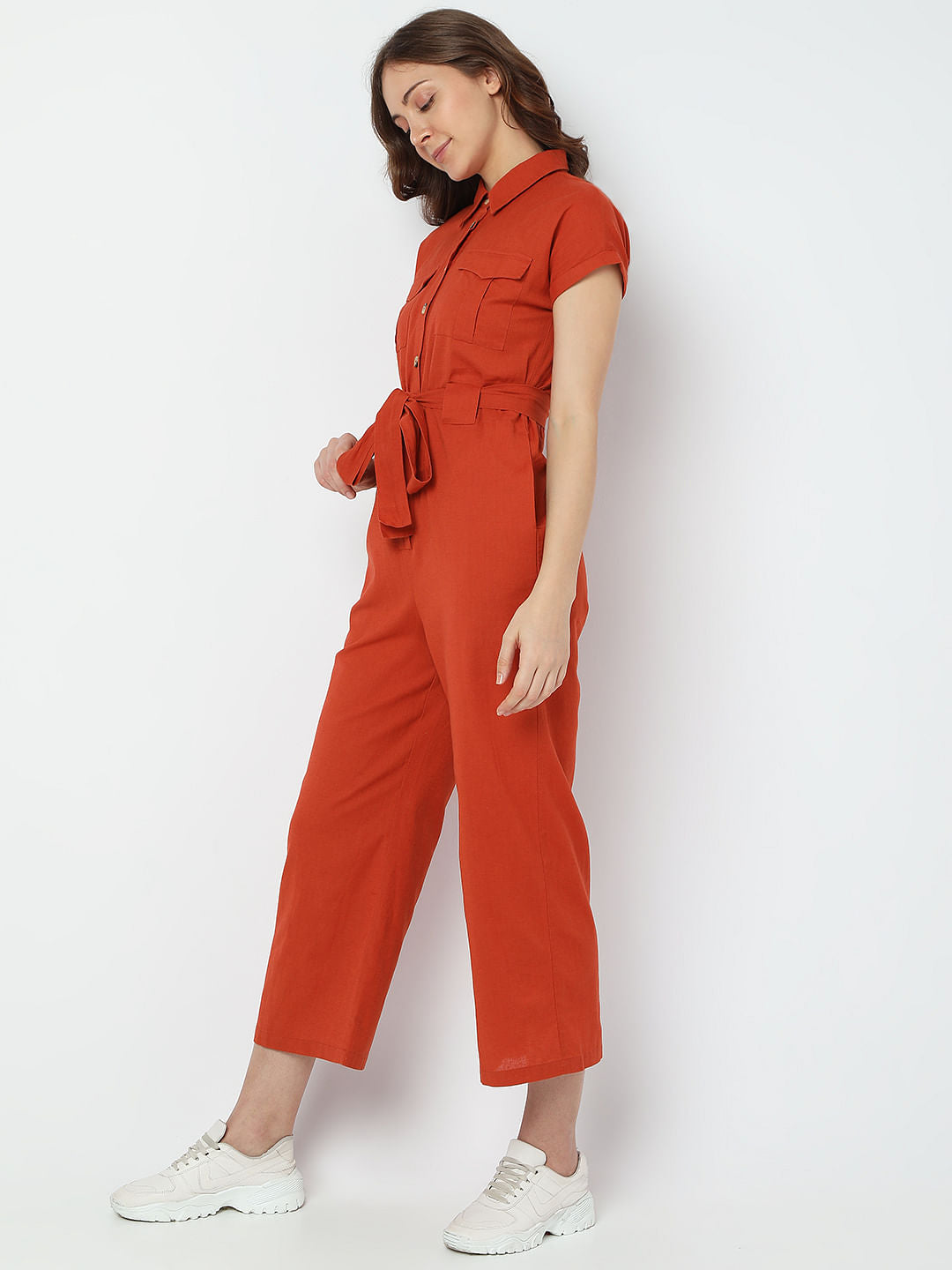 Rust Jumpsuit