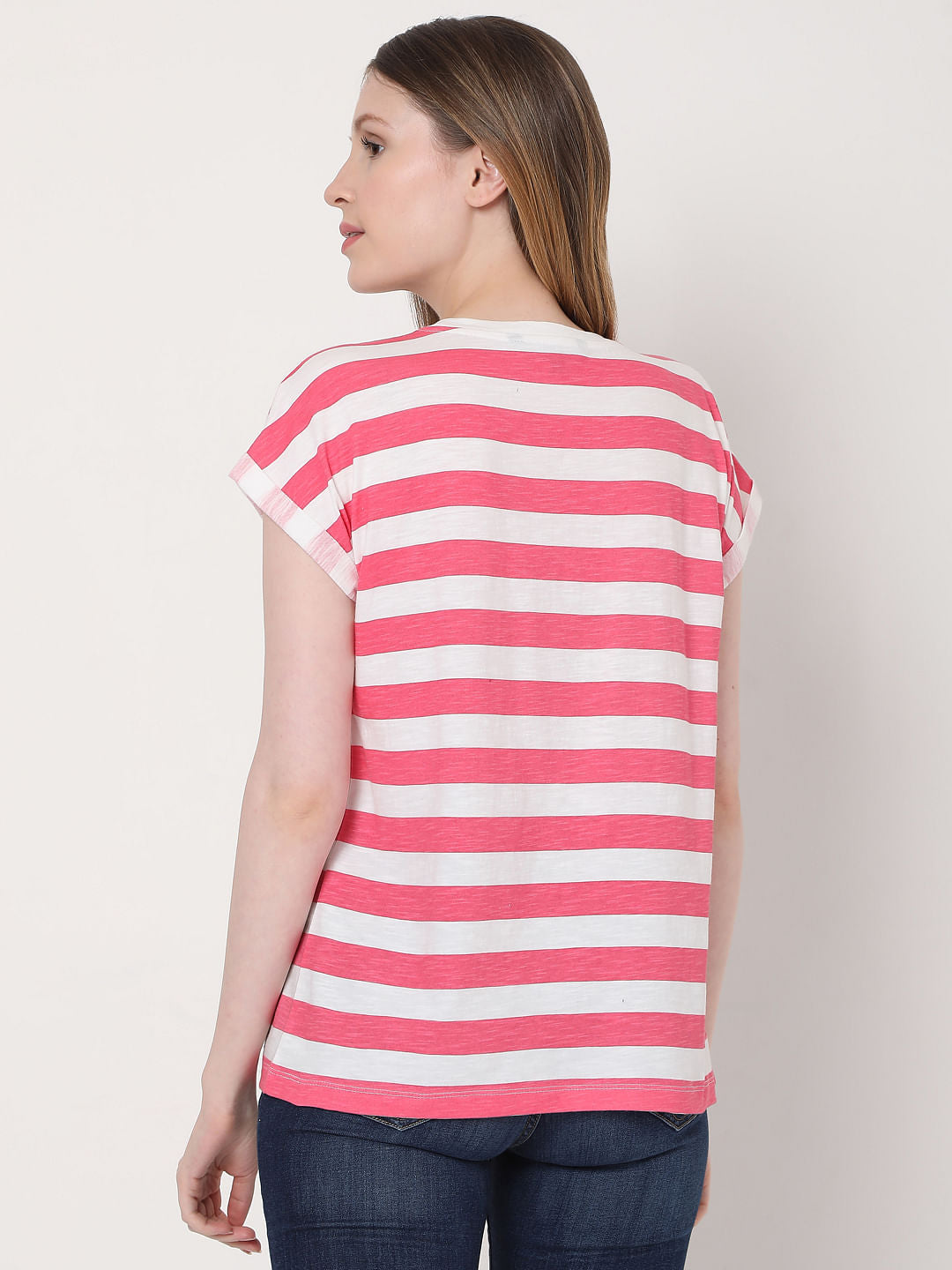 Pink Striped T-Shirt